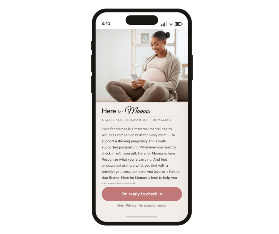 Here for Mamas app